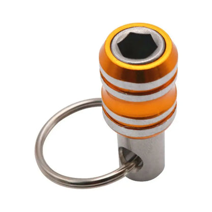 1/4inch Hex Shank Screwdriver Bits Holder Extension Bar Drill Screw Adapter Quick Release Keychain Easy Change
