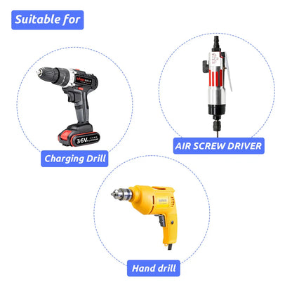 105 Degree Elbow Screwdriver Set Holder Adjustable Turning Nozzles for Screwdriver Hand Tools Magnetic Bit Socket Power Drill